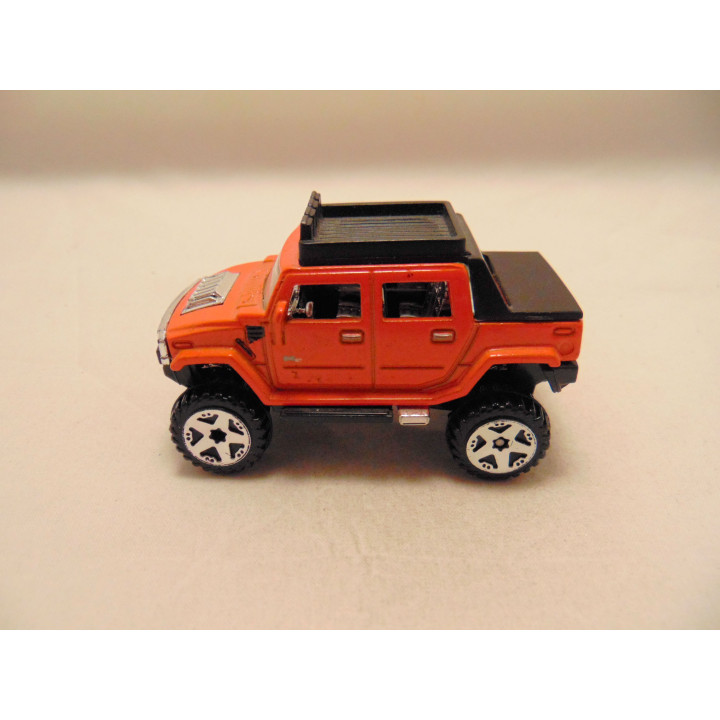 Hummer H2 Off Road 4x4 Hot wheels 2008 oranje