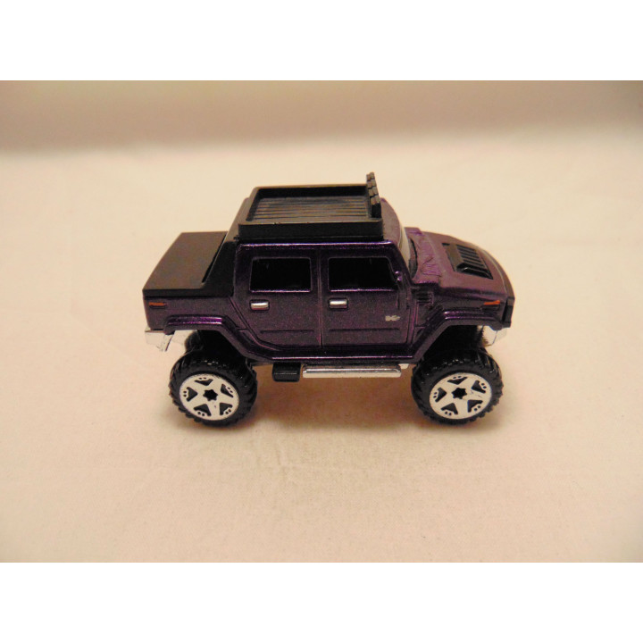 Hummer H2 Off Road 4x4 Hot wheels 2009 paars