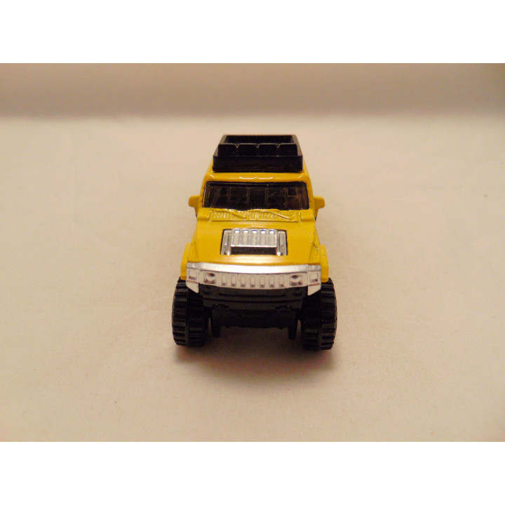 Hummer H2 Off Road 4x4 Hot wheels 2010 geel
