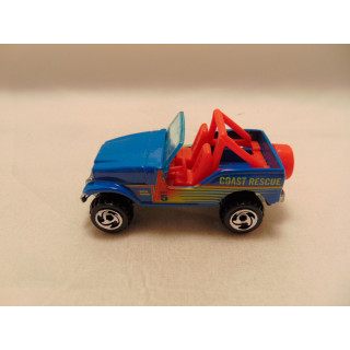 Jeep CJ7 Coast rescue Roll Patrol Hot wheels 2001 blauw