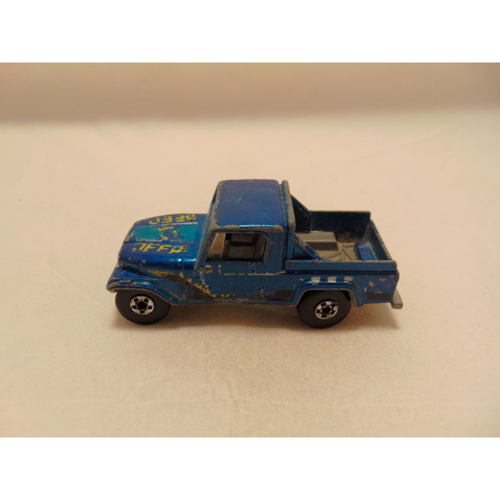 Jeep Scrambler CJ8 Hot wheels 1987 blauw
