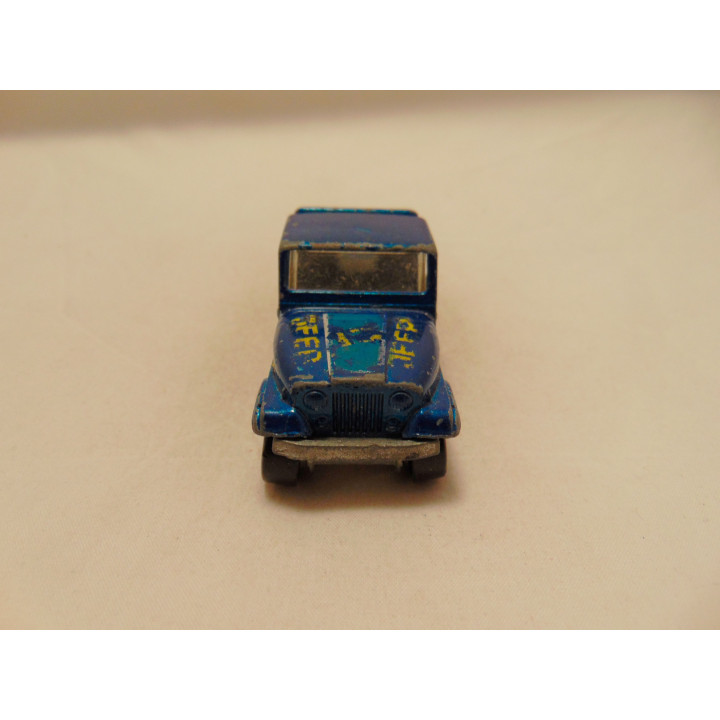 Jeep Scrambler CJ8 Hot wheels 1987 blauw